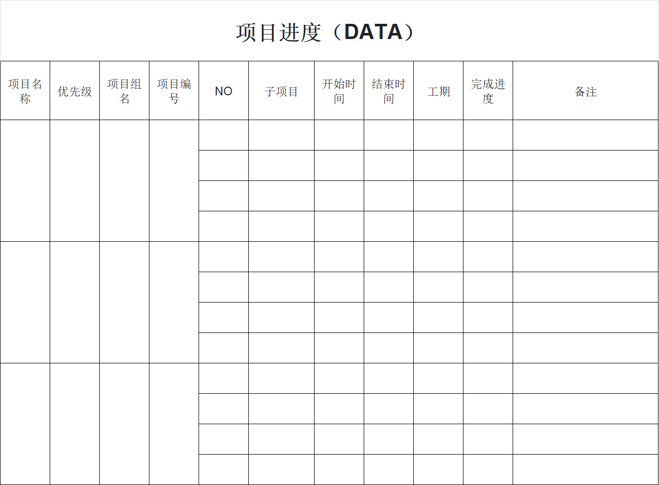 项目管理不用愁！精选项目进度Excel模板，覆盖甘特图/周期跟踪全场景-趣帮office教程网