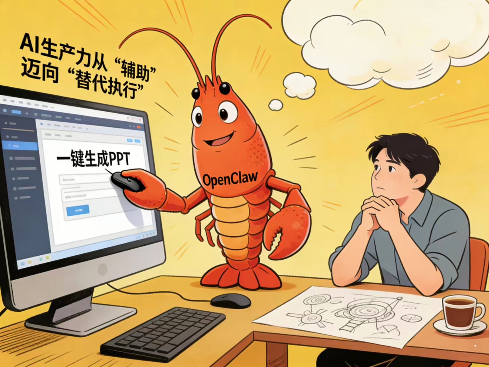 “龙虾”OpenClaw一键生成PPT！从理解需求到交付文件，效率狂飙300%-趣帮office教程网