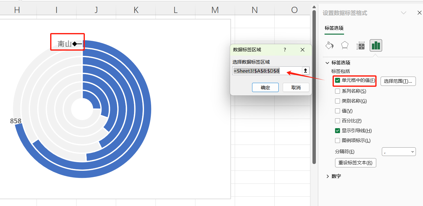如何用Excel制作漂亮的“跑道图”，老板都夸你专业！Excel图表制作技巧-趣帮office教程网