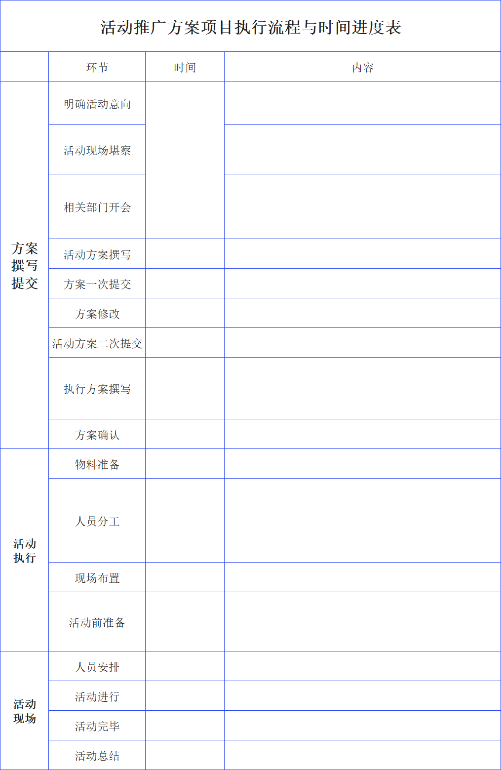 2026项目执行Excel模板,可直接套用,清晰追踪活动方案执行进度-趣帮office教程网