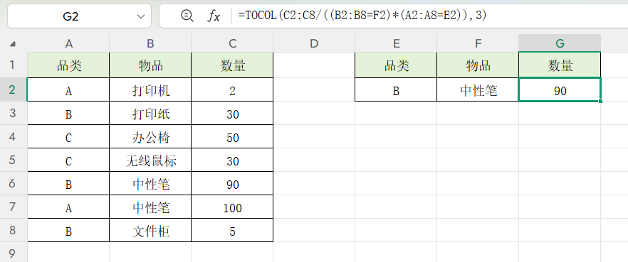 干货！深度长文解析TOCOL函数！6个实战案例，解决多条件查询难题-趣帮office教程网