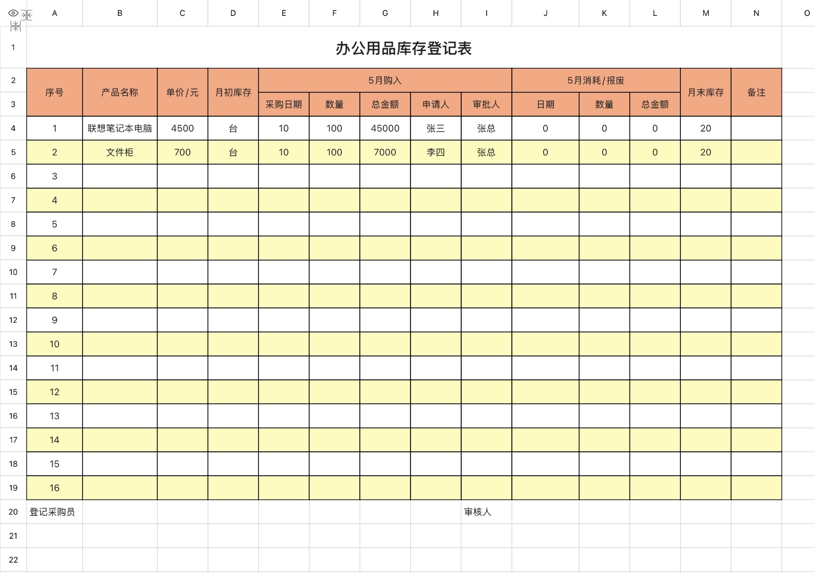 2026最新办公用品管理Excel模板合集(5套实用表格)-趣帮office教程网