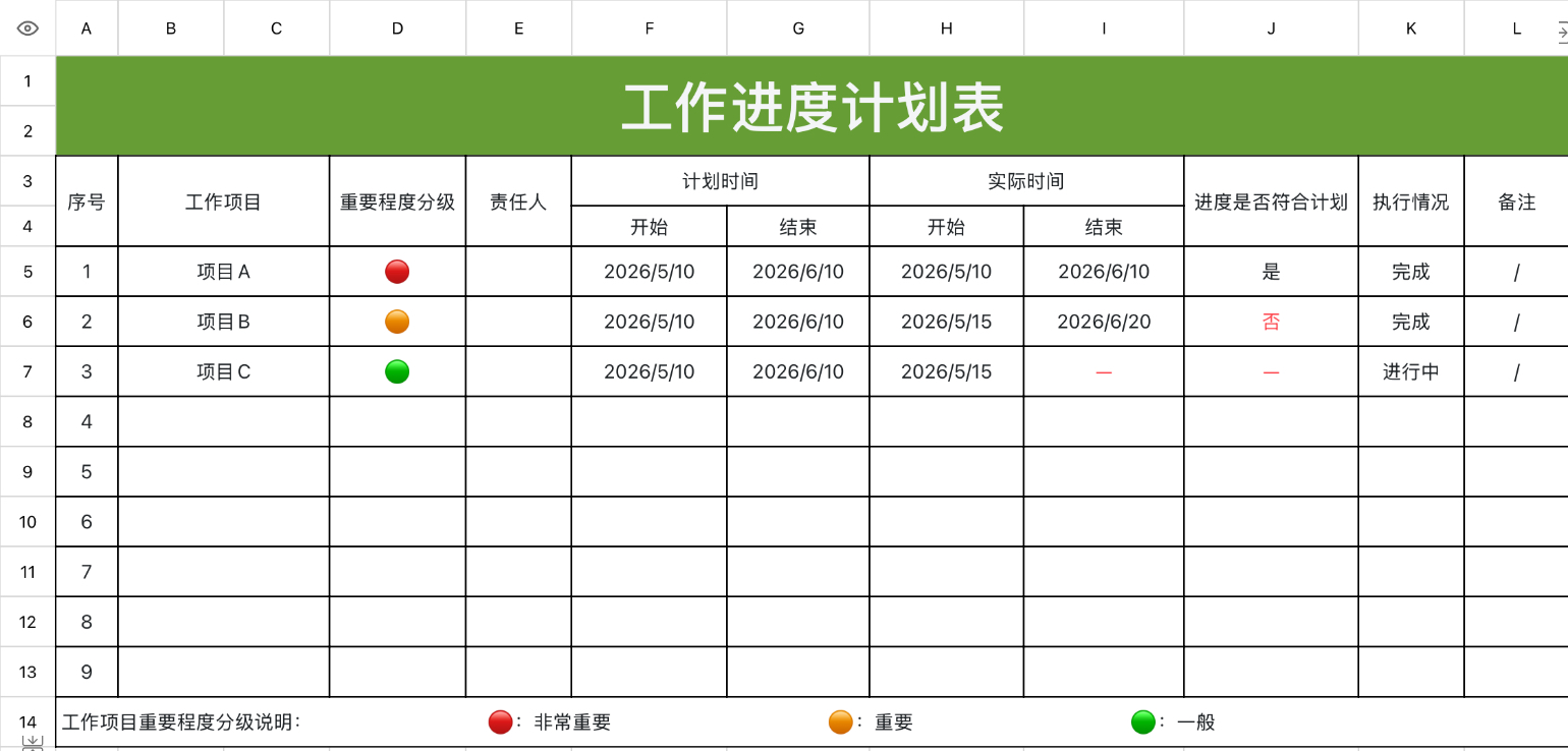 5个高效办公excel模版分享，适合工作复盘与项目汇报-趣帮office教程网
