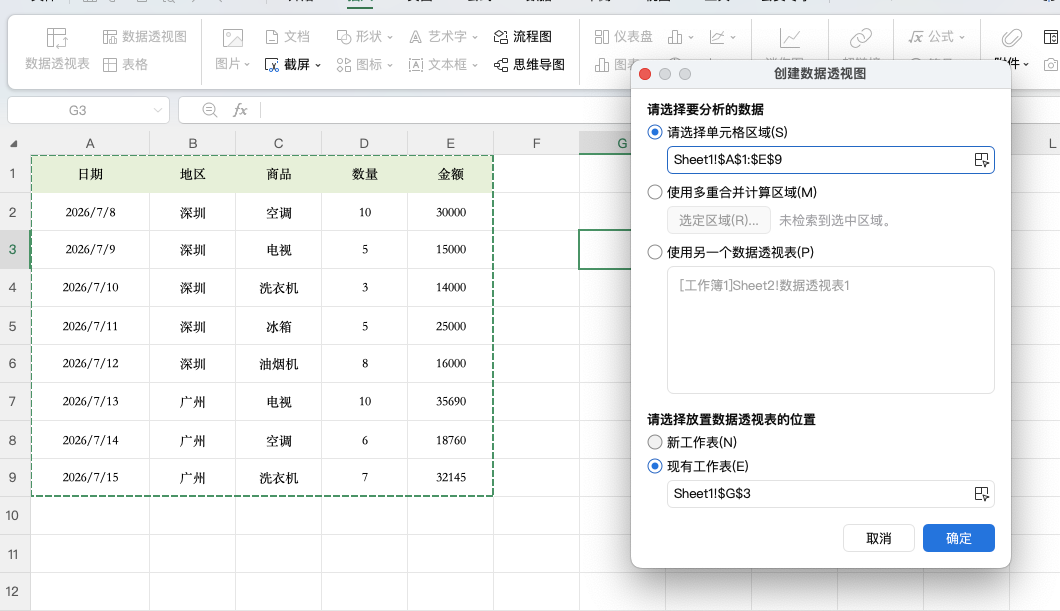 Excel数据透视表入门教程：几步完成销售数据分析-趣帮office教程网
