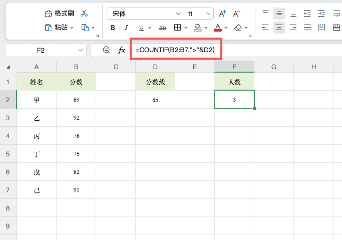Excel COUNTIF函数怎么用？5个常用条件统计技巧-趣帮office教程网