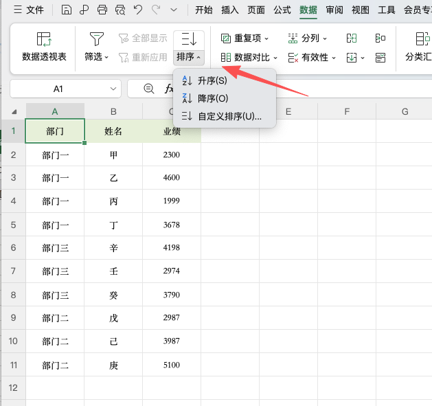Excel分类汇总怎么用?按部门汇总业绩只需两步-趣帮office教程网